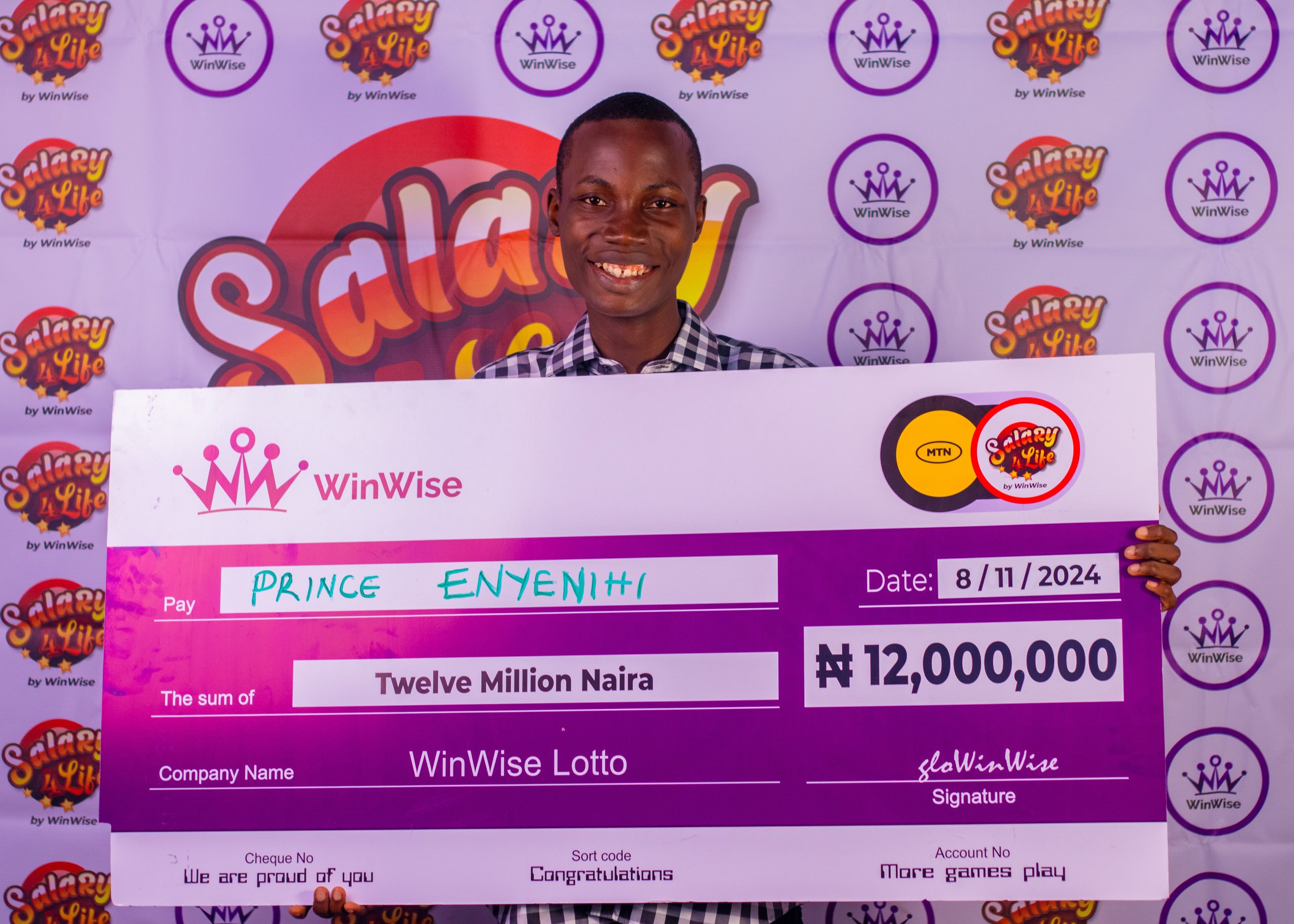 MTN Subscriber Wins N12Million with N100 in MTN-WinWise Salary4life