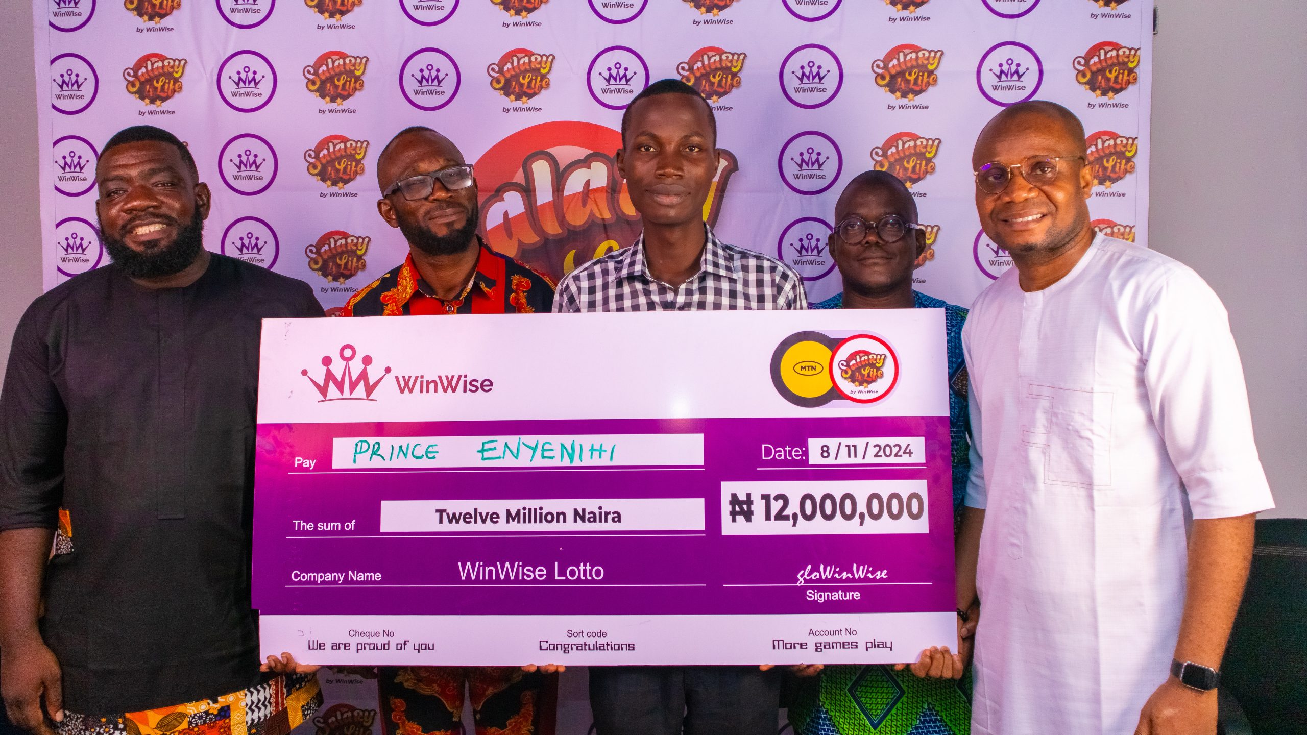 MTN Subscriber Wins N12Million with N100 in MTN-WinWise Salary4life