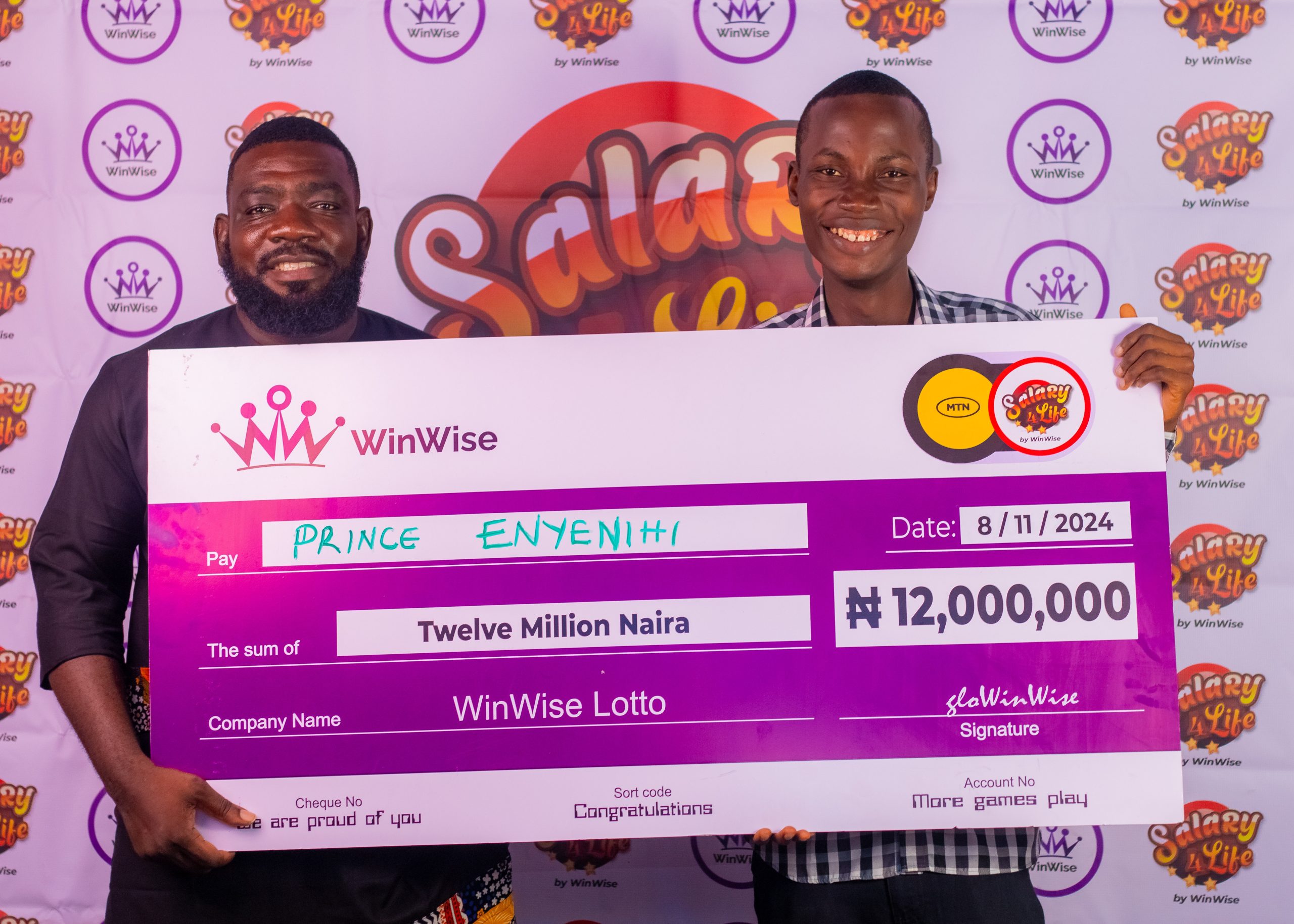MTN Subscriber Wins N12Million with N100 in MTN-WinWise Salary4life